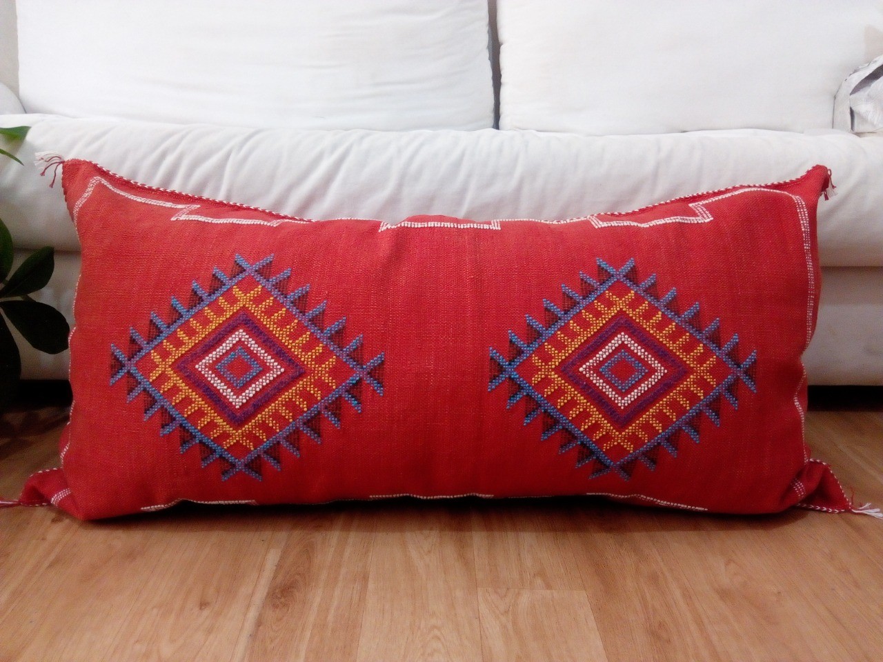 Lumbar pillow sales red