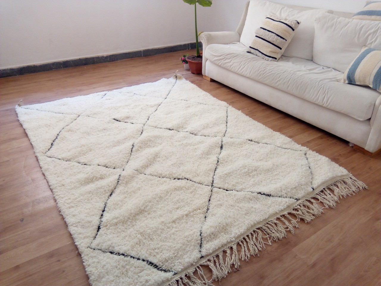 Moroccan Carpet Beni Ourain Tribal, Tribal Area Rugs 3×5