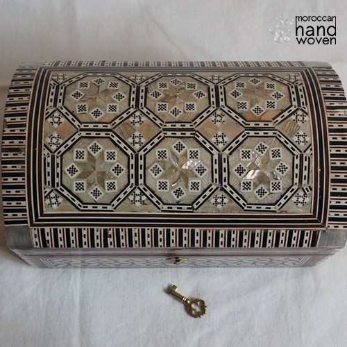Antique mother of new arrivals pearl box