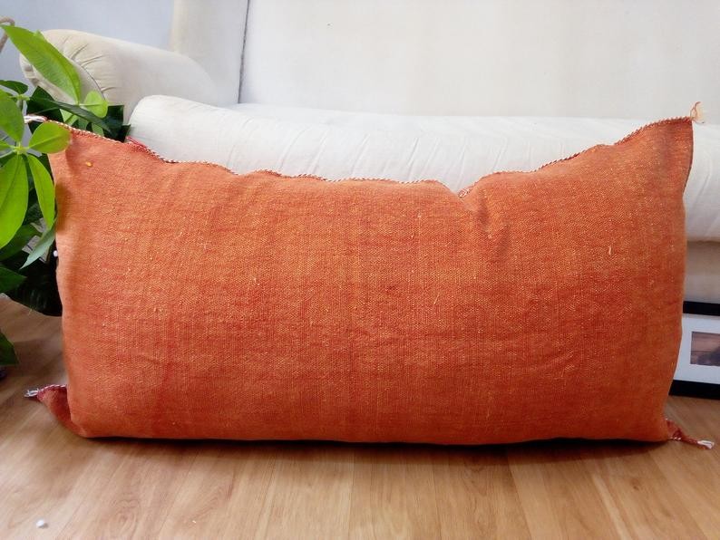 Orange lumbar deals pillows