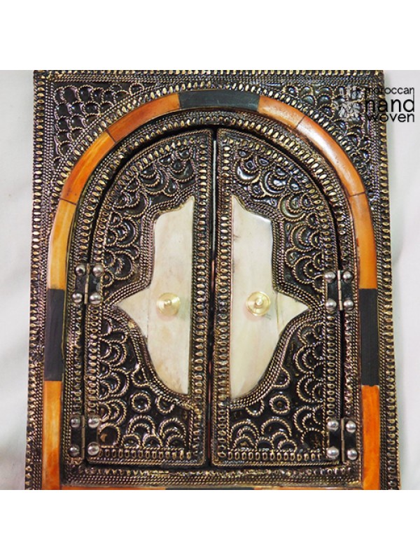 Square Authentic handmade Moroccan mirror
