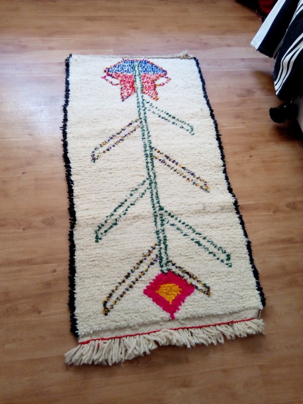 handmade Beni Ourain carpet