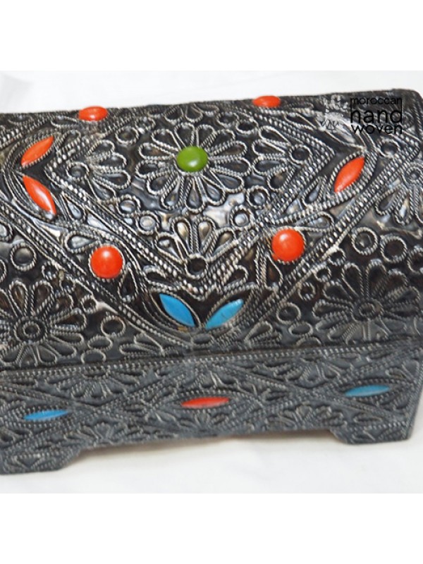 Jewelry Moroccan handmade box/chest/silver