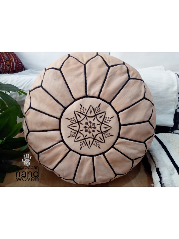 Moroccan natural POUF