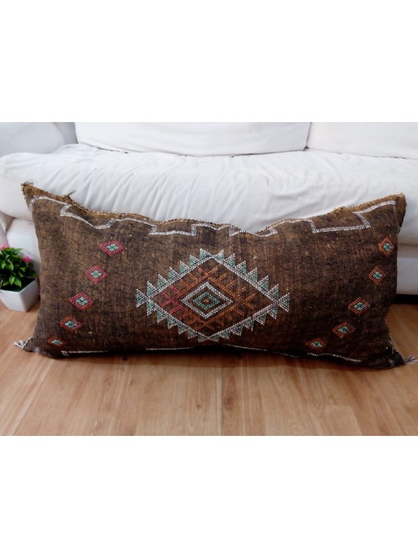 LUMBAR Sabra silk large Moroccan sabra CACTUS Silk pillow