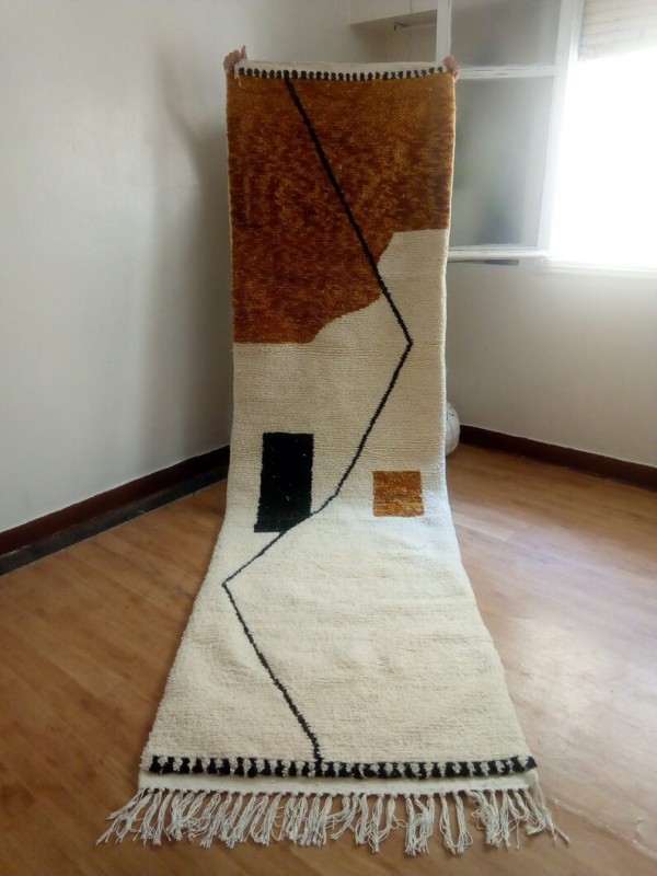 Runner carpet - Berber Hand Woven Style from morocco
