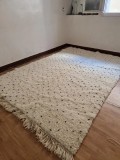Moroccan ٌRug - Handmade Rug - Dots design -  Wool - 291 X 208cm