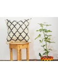 Decorative pillow cover / beni ourain berber pillow from Moroccan handmade woven.