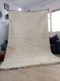 Moroccan Beni Ourain Tribal - Handmade Rug - Dots design - Full Wool - 314 X 196cm