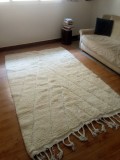 Berber Rug - Style Beni Ourain  - Art Design Pattern -  Wool - 240 X 157cm