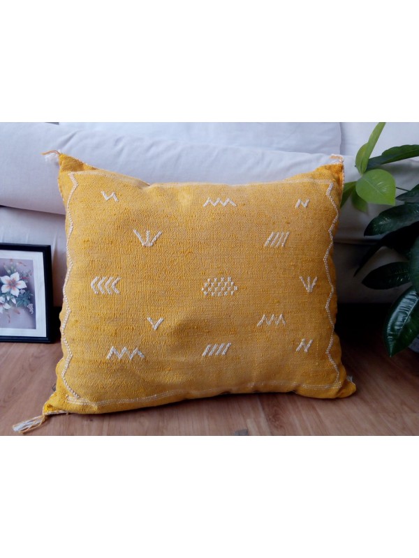 Cactus Sabra silk  Moroccan sabra CACTUS Silk pillow - Cactus silk cushion unstuffed 