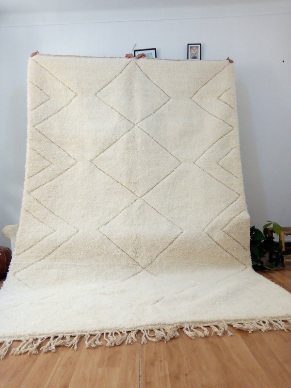 Berber Design - Style beni ourain - moroccan carpet  - Full Wool - 322X 210cm