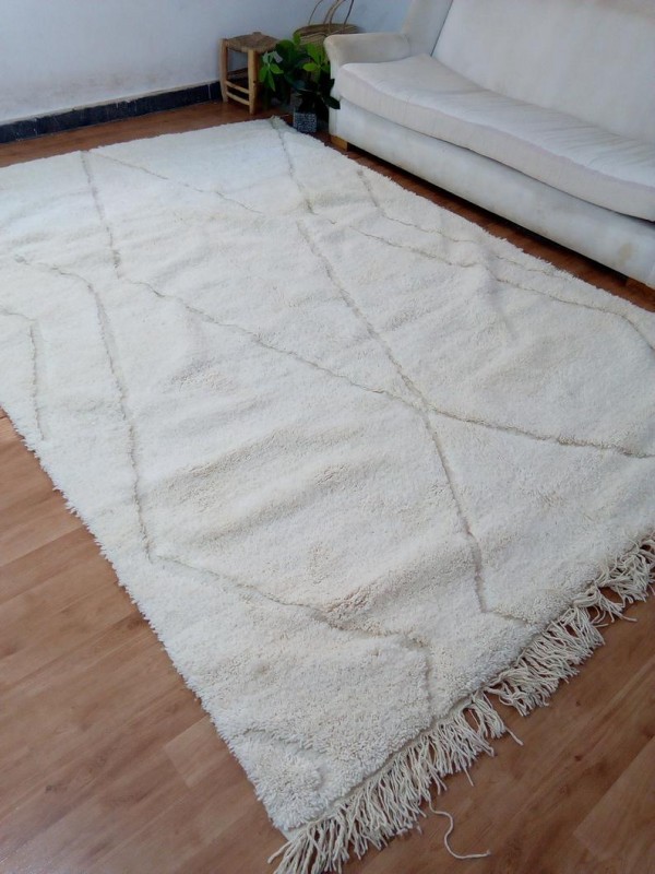 Berber Design - Style beni ourain - moroccan carpet  - Full Wool - 320X 211cm