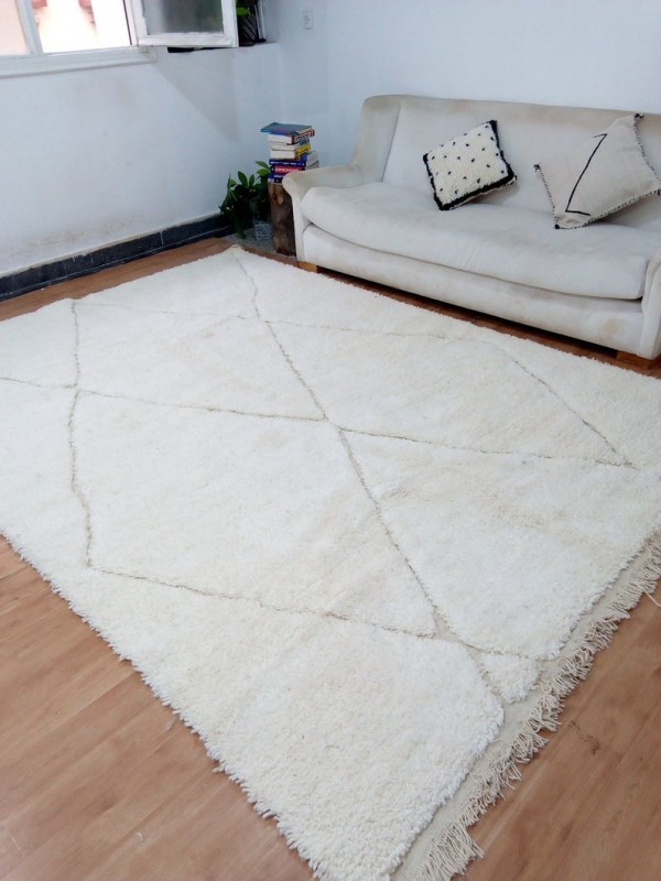 Beni Ourain  Style  - Berber Rug - Tribal Rug - Nice Pile - Full Wool - 290 X 210cm