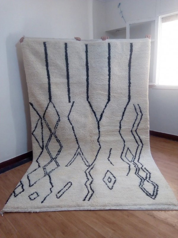 Moroccan Berber Design - Moroccan Rug  - Handmade carpet - 300 X 196cm