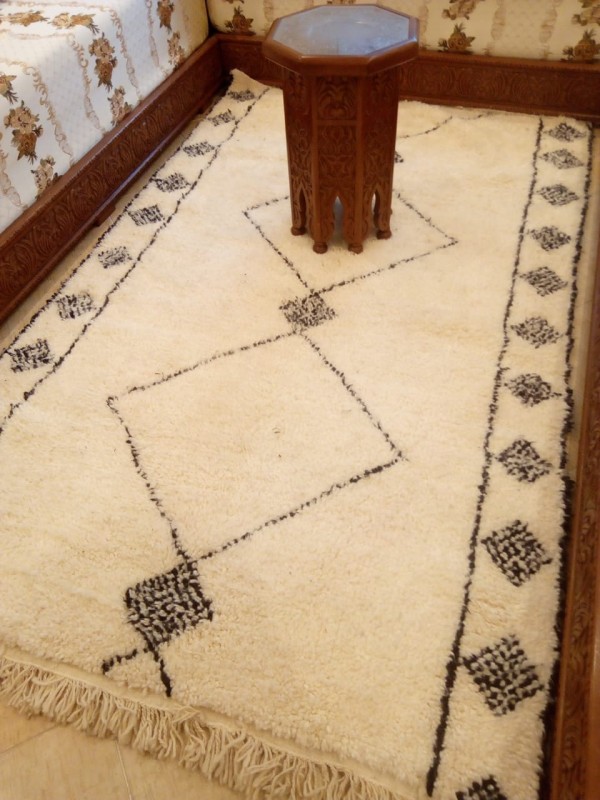 Vintage Rug - Beni Ouarain Carpet