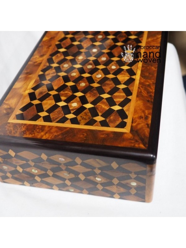 Moroccan wooden box