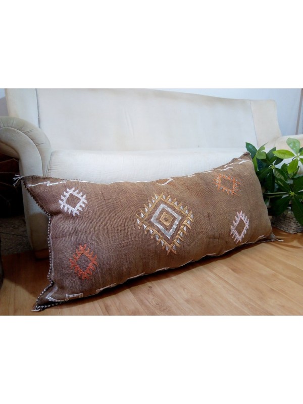 Cactus Silk Cushion - Moroccan sabra Brown CACTUS Silk pillow - unstuffed 