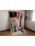 Berber Design - Brown touch rug - handmade Moroccan Carpet - 247x152 CM