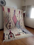 Berber rug - Azilal style - colored rug - handmade Moroccan Carpet - 300x200 CM