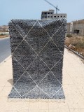 Moroccan Beni Ourain Tribal Rug - Shag Pile - Full Wool - 220 X 136cm