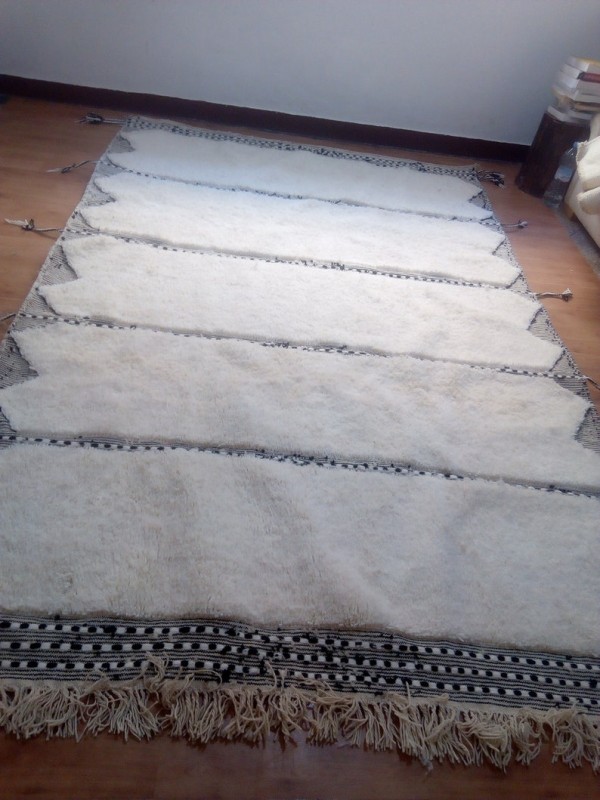 Moroccan style -  berber carpet -  wool - Zanafi Sides Style - 311 X 200cm